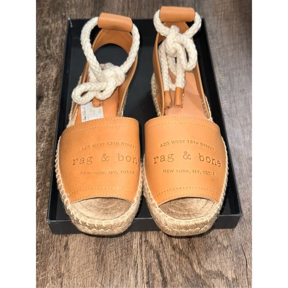 NIB Rag & Bone Tan Estelle Shoes 6.5 - Picture 3 of 10